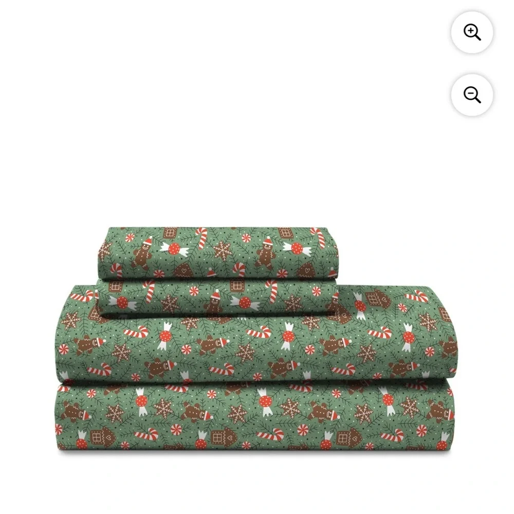 Martex‎ Holiday Full Gingerbread Sheet Set